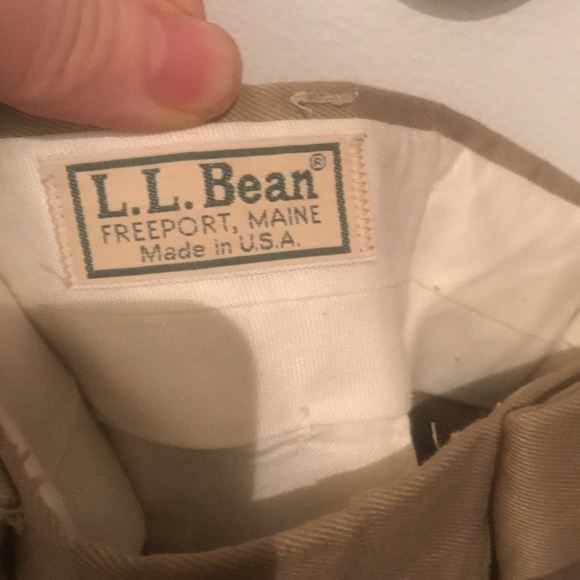 LL Bean Khaki Pants Size 38 - Picture 3 of 7